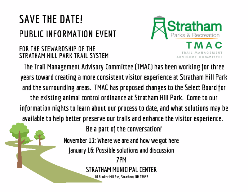 Save the date! Public information event.